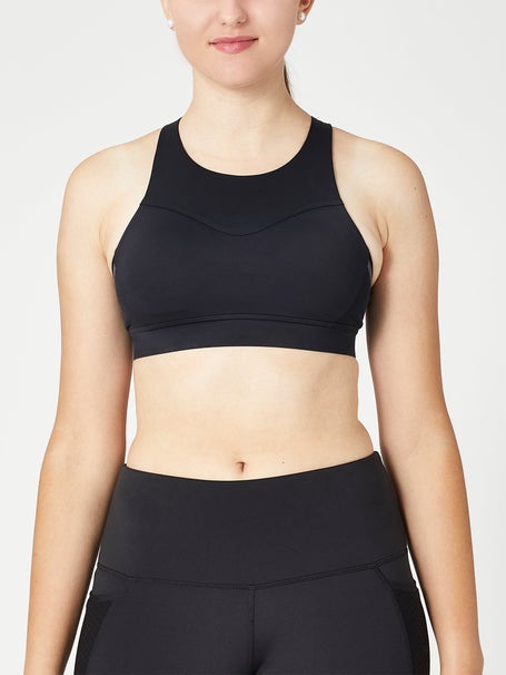 Brooks Womens Drive 3 Pocket Bra - Black