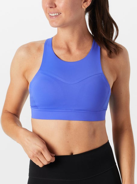 Brooks Womens Drive 3 Pocket Bra - Bluebell
