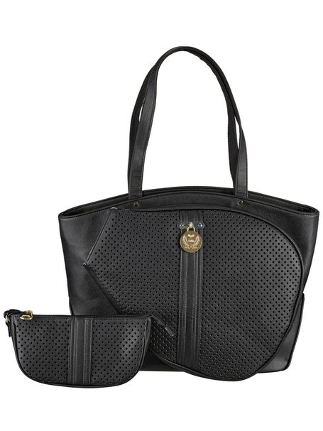 Court Couture Cassanova Perforated Bag Black