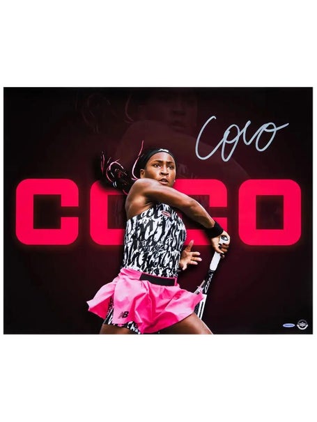 Coco Gauff Autographed Call Me Coco 20x16