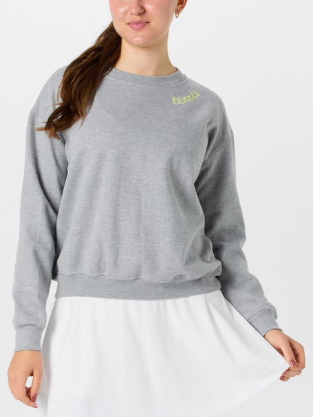 CourtLife Womens Tennis Patches Crewneck