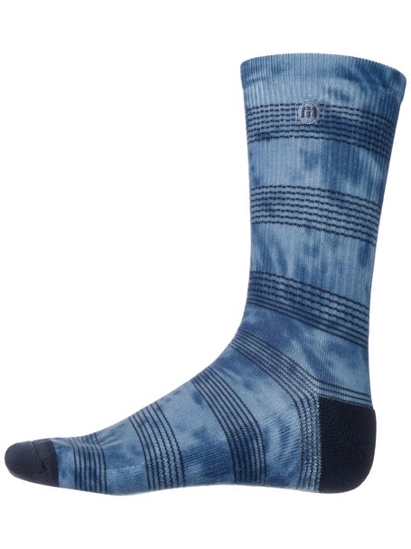 Travis Mathew Mens Pacific Plunge Crew Socks - Blue