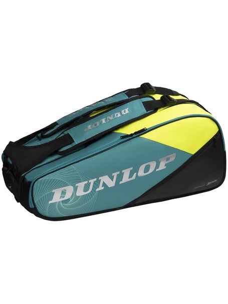 Dunlop SX Performance 8 Pack Bag Teal/Yellow