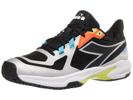 Diadora Trofeo 2 Men's Pickleball Shoes - Black/Green
