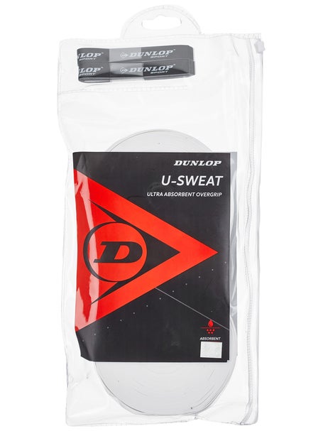 Dunlop U-Sweat Overgrip White 30-Pack Roll