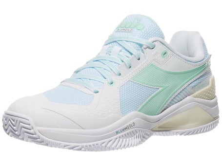 Diadora Blushield Torneo 3 Clay White/Bay Womens Shoes