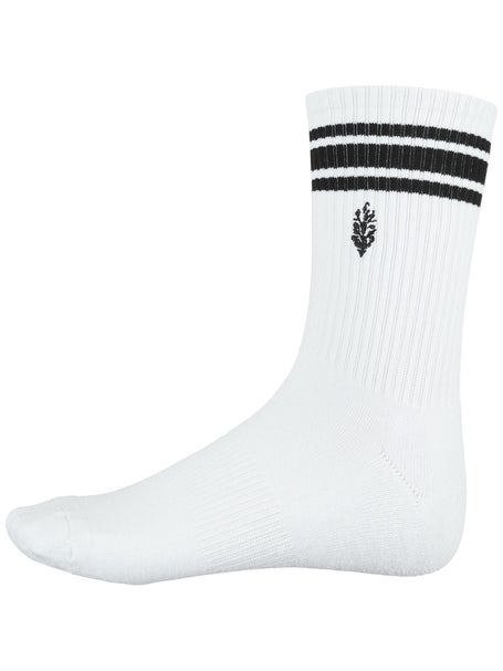 FP Movement Womens Stripe Crew Socks - White/Black