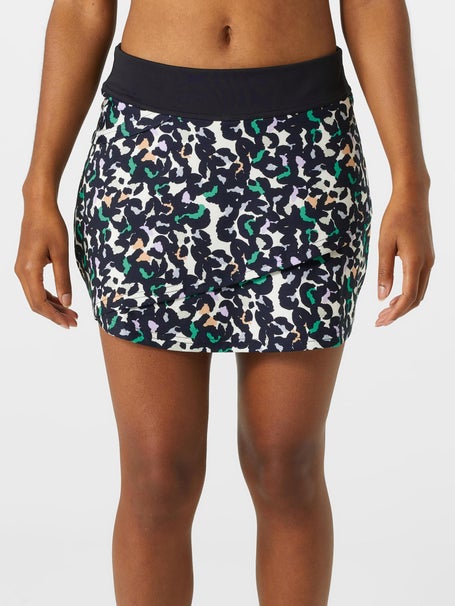 Fila Womens Pickleball Print Skirt - Black Animal