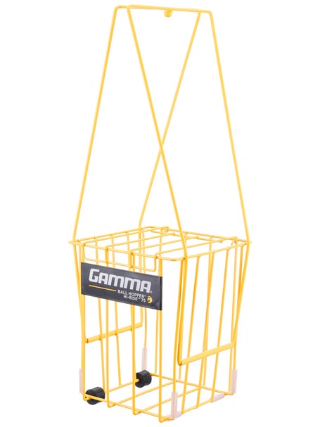 Gamma Ballhopper Hi-Rise w/Wheels (75 Balls) Yellow