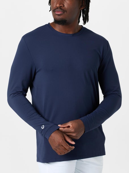 IBKUL Mens Long Sleeve Top - Navy
