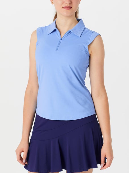 IBKUL Womens Sleeveless Polo - Peri