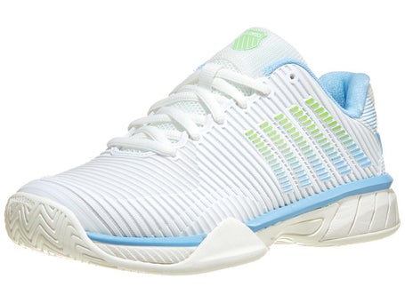 KSwiss Hypercourt Express 2 Wh/Blue/Green Junior Shoes
