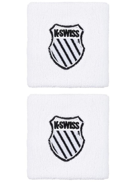 KSwiss Court Singlewide Wristbands - White