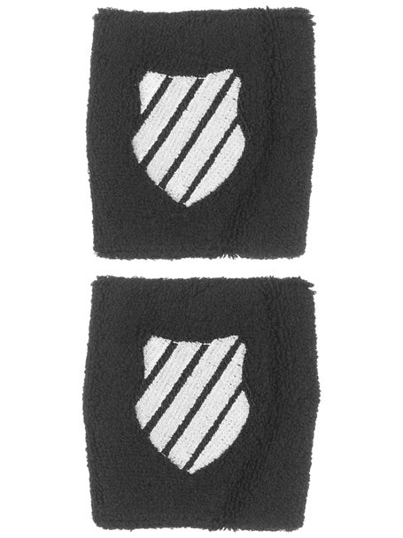 KSwiss Singlewide Wristbands Black