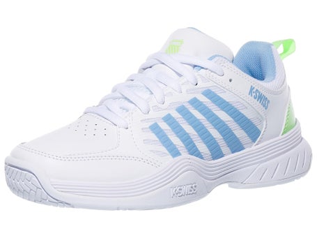 KSwiss Court Express 2 White/Blue/Green Womens Shoes