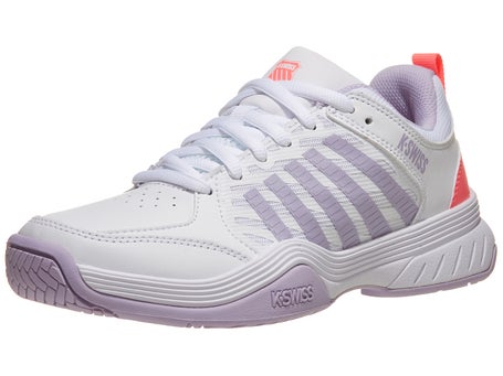 KSwiss Court Express 2 White/Orchid Womens Shoes