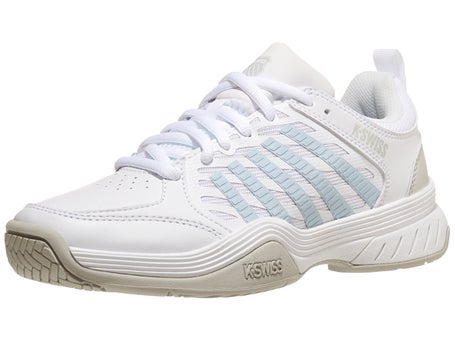 KSwiss Court Express 2 White/Ballard Blue Womens Shoes