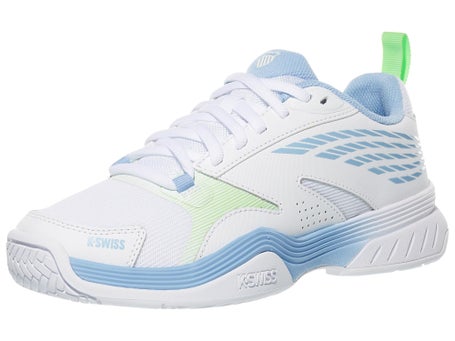 KSwiss Speedex White/Blue/Green Womens Shoes