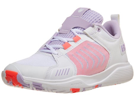 KSwiss Ultrashot Team White/Orchid/Blaze Womens Shoes