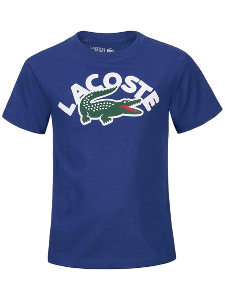 Lacoste Boys Fall Wordmark Croc T-Shirt
