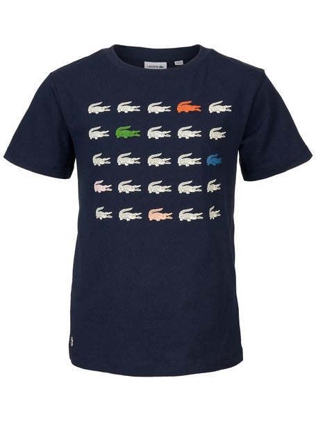 Lacoste Boys Spring Croc Grid T-Shirt