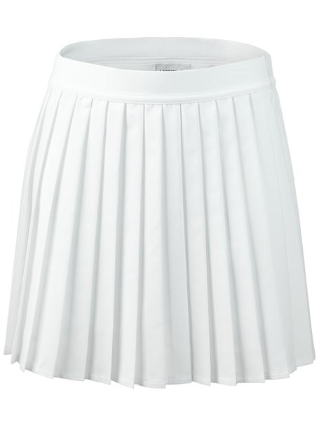 Lacoste Girls Pleat Performance Skirt - White