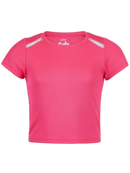 Lucky in Love Girls Berry Buzz Hip To It Top