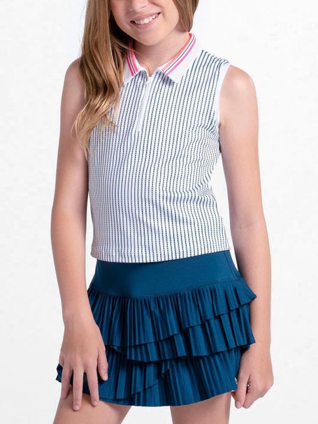 Lucky In Love Girls Glow Set Point Polo Tank