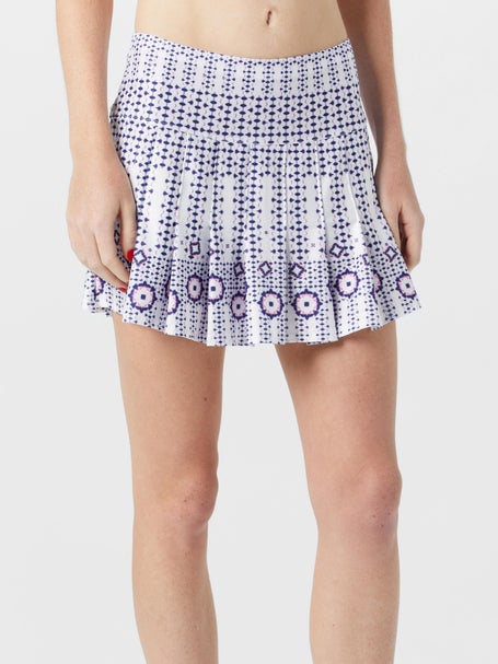 Lucky In Love Womens Berry Buzz Pleat Skirt