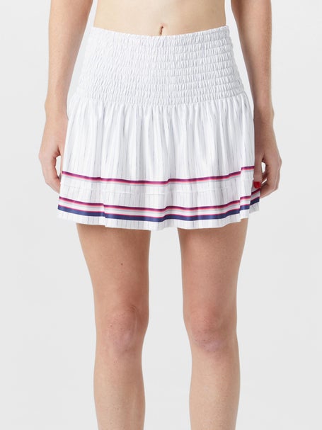 Lucky In Love Womens Berry Smocked Skirt