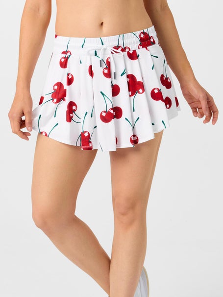 Lucky in Love Womens High Waist Cherries On Top Skirt