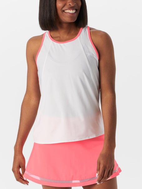 Lucky In Love Womens Sunset Spin Game Shimmer Tank