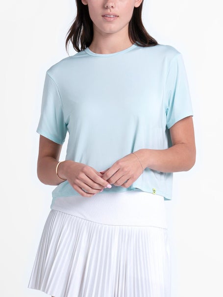 Lucky in Love Womens Core Power Box Top - Wave