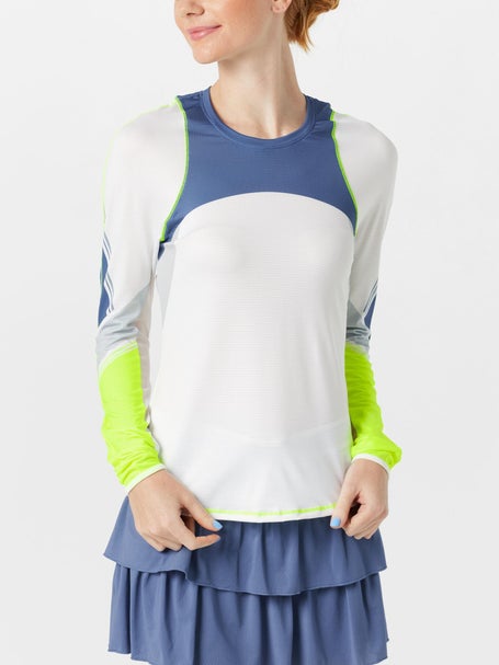 Lucky In Love Womens Steel Cut Long Sleeve