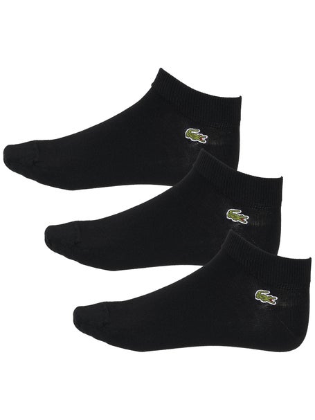 Lacoste Mens Fall 3-Pack Low-Cut Classic Socks