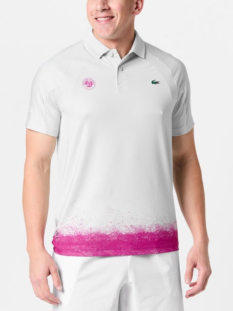 Lacoste Mens Roland Garros Medvedev On-Court Mesh Polo