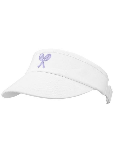 Little Miss Tennis Girls Visor White/Lavender