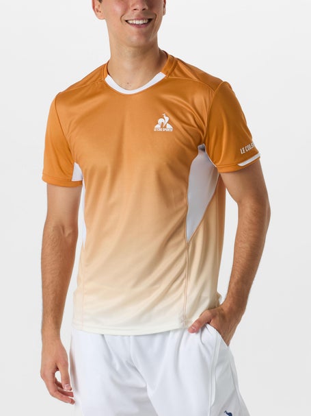 Le Coq Sportif Mens Fall Tournament Top - Orange