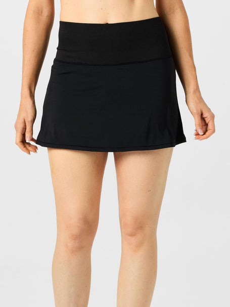 Lucky in Love Womens Baseline Skirt - Black