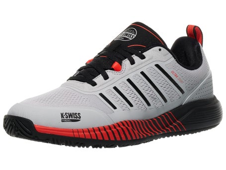 KSwiss Ultra Court Padel White/Black/Lava Mens Shoes