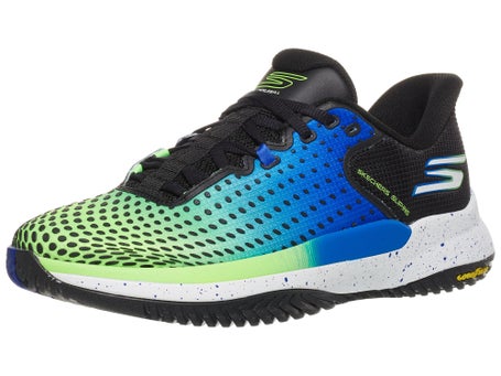Skechers Viper Court Elite Bk/Blue Men's Pickle Shoes
