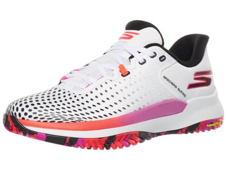 Skechers Viper Court Elite Wh/Pink Men's Pickle Shoes