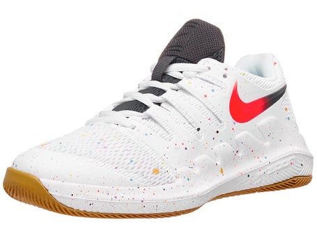 Nike Court Vapor White/Crimson/Aqua Junior Shoes