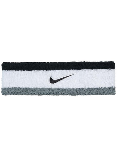 Nike Swoosh Headband White/Grey/Black