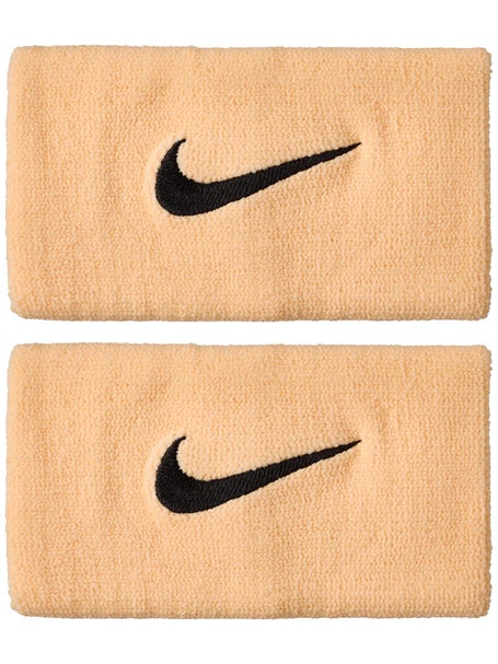 Nike Tennis Premier Doublewide Wristbands - Tangerine
