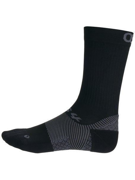 OS1st Plantar Fasciitis Crew Sock Black