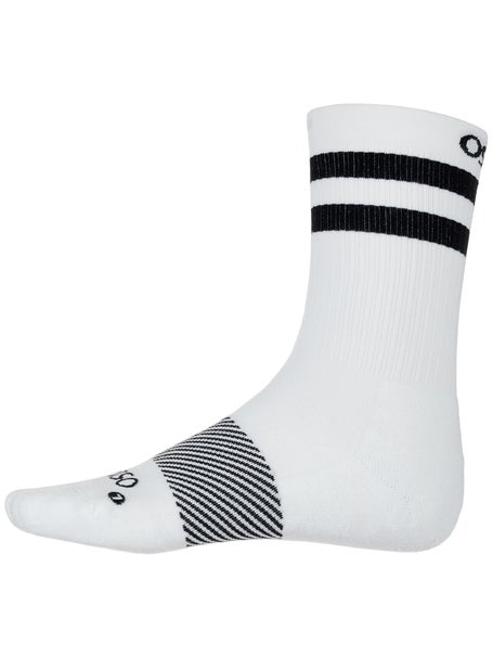 OS1st Wicked Comfort Crew Sock White Striped