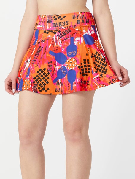 Pickleball Bella Womens A-Line Skirt - Graffiti 3