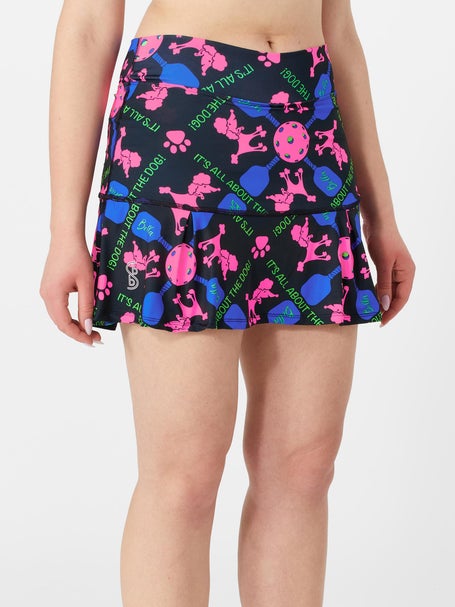 Pickleball Bella Womens Drop Pleat Skirt - Pickles