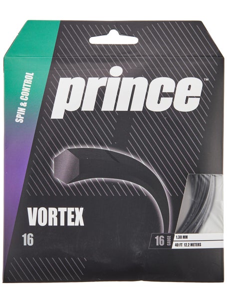 Prince Vortex 16/1.30 Gauge String - Black